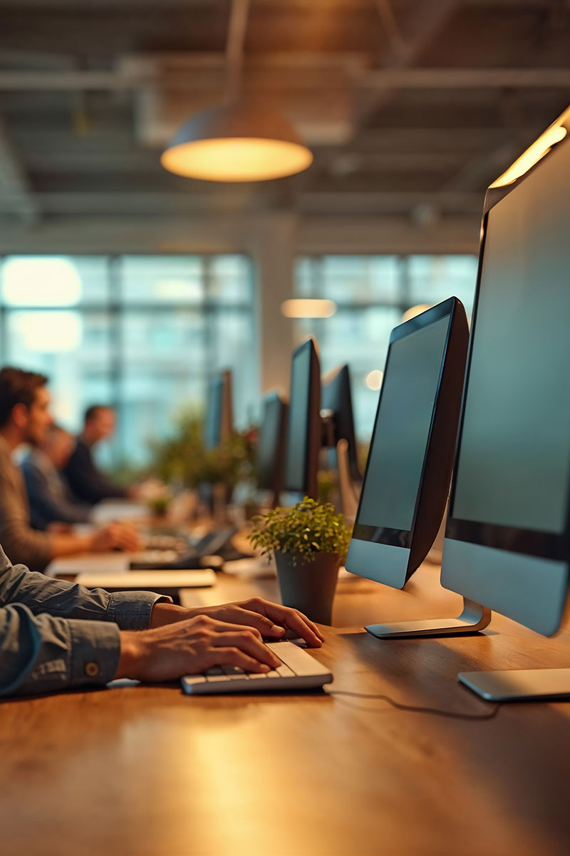 Cenas de pessoas trabalhar